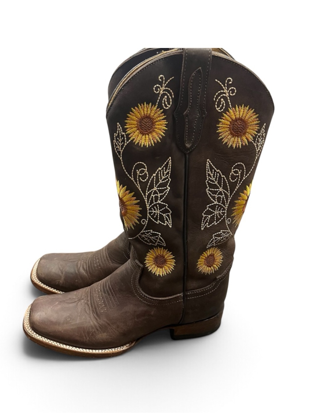 JR Roberts 2010 Sunflower Cowboy Boots